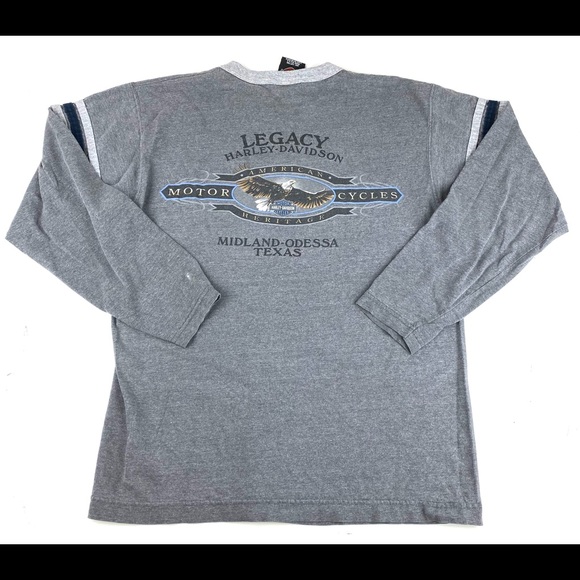 Harley Davidson Odessa Texas LS t shirt Sz Medium - Picture 2 of 7